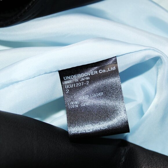 BNWT SS18 UNDERCOVER x CINDY SHERMAN BIKER LEATHER JACKET 2 - Picture 12 of 15